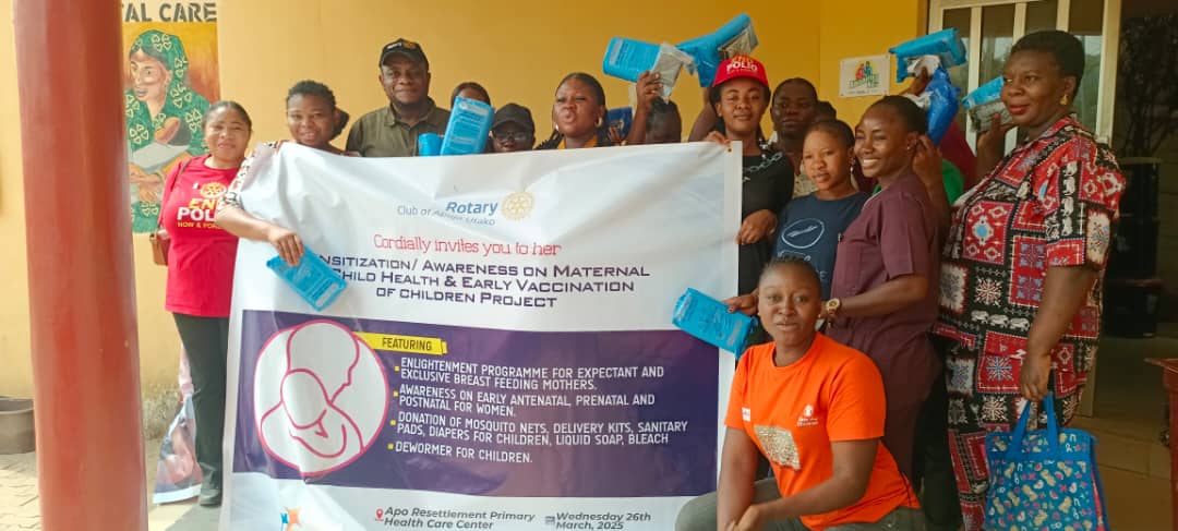 Maternal Health Support at Apo PHC: Making a Difference One Mother at a Time